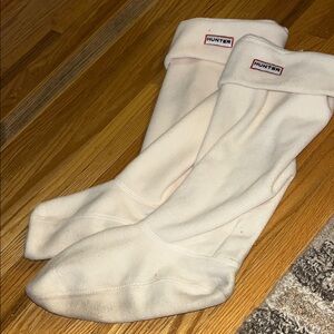 Hunter women’s fleece 
 Soft Cream Socks